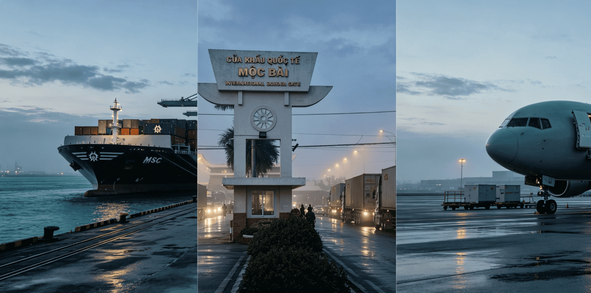 Khu vận hành container và chuỗi cung ứng công nghiệp